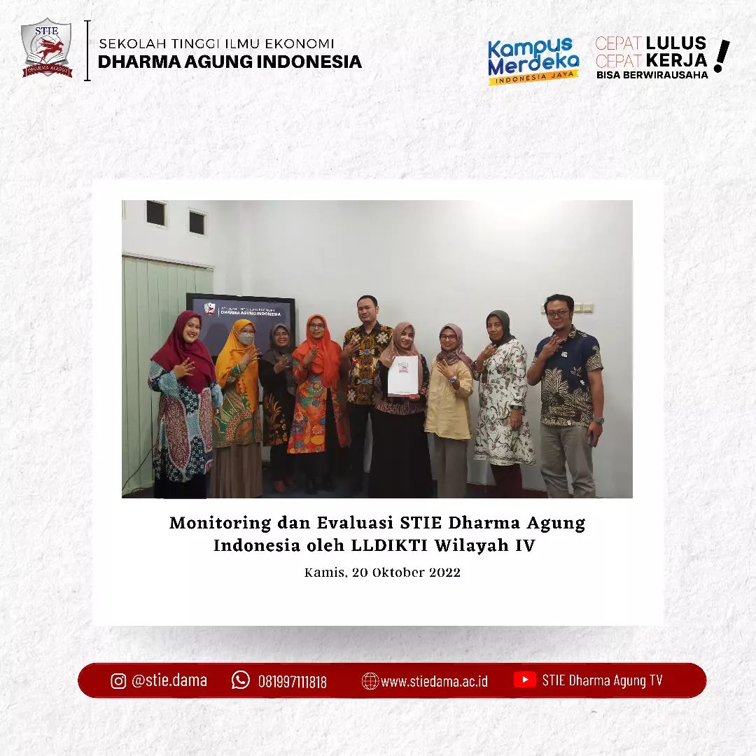 Monitoring dan Evaluasi STIE Dharma Agung Indonesia
