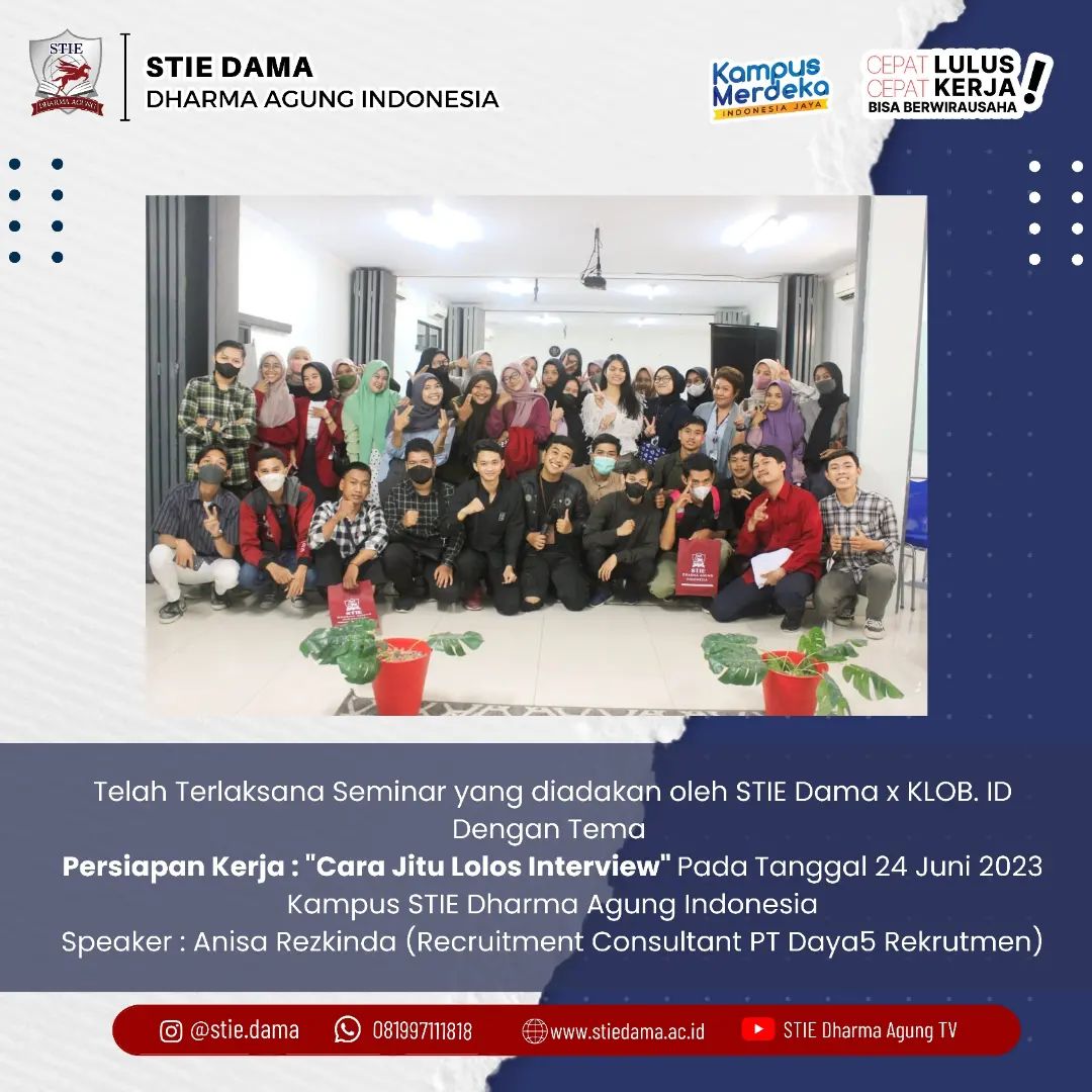 SEMINAR STIEDAMA X KLOB.ID