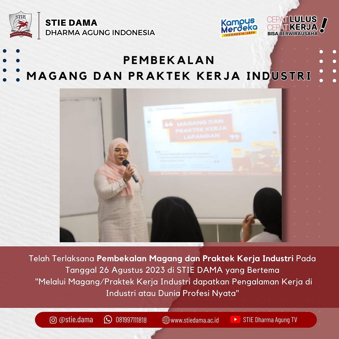 PEMBEKALAN MAGANG DAN PRAKTEK KERJA INDUSTRI 2023