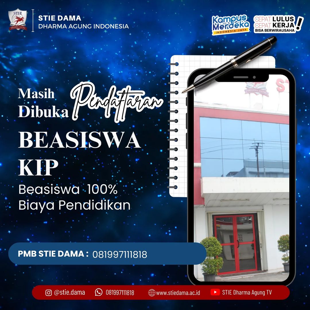 PENDAFTARAN BEASISWA KIP 100% T.A 2023-2024